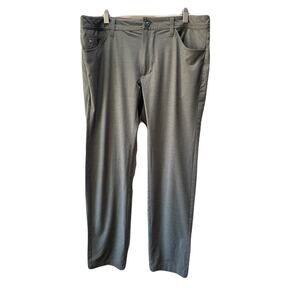 Linksoul Mens Boardwalker Pant Olive Green Stretch Chino Performance Golf 35x29